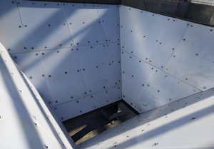 Nhà máy trực tiếp uhmwpe ép đùn than bunker lót | không dính tự bôi trơn siêu trượt Phễu lót | cắt theo kích thước Dump - Product Image 5