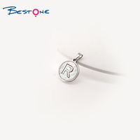 BESTONE Dream Charming Beads, breloques charmantes pour la création de bijoux DIY, breloques de conception, mots de A à Z, pendentif en coquillage pour collier