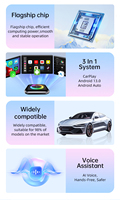 Carplay Ai con 64GB ROM 4GB RAM Caja automática inalámbrica y con cable para automóviles 98% Garantía de 1 año Compatible con Android 13 CarPlay
