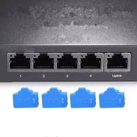 Bouchon anti-poussière en silicone pour port LAN RJ45, protecteur d'interface réseau pour routeur, ordinateur, commutateur, anti-poussière, protection de prise LAN