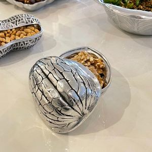 Bol de service en aluminium coulé dernier modèle pour la décoration de table. - Product Image 2