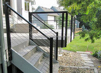 YL METAL - Garde-corps en câble en acier inoxydable pour extérieur, facile à installer, accessoires pour garde-corps d'escalier