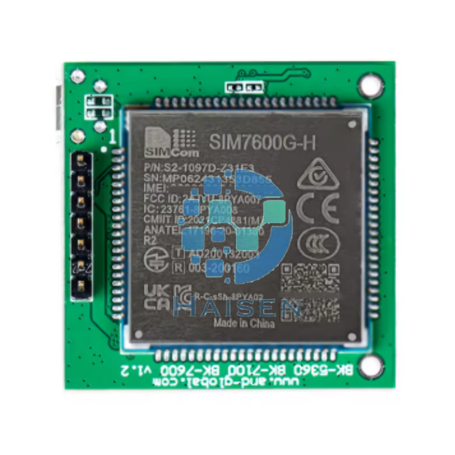 SIMCOM SIM7600G-H 4G LTE Module with Multi-GNSS (GPS/BeiDou/Galileo) USB & TTL for M2M/IoT/Embedded Systems