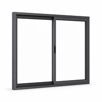 120er Serie Thermisch Getrennter Aluminium-Schiebefensterrahmen, Ultra-Schmales Sechsfach-Panoramadesign, 2,0mm Profil, OEM ODM