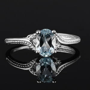 100% naturale ametista topazio blu pietra di luna olivina ambra granato gemma anello di pietra per le donne regolabile argento anello regalo - Product Image 4