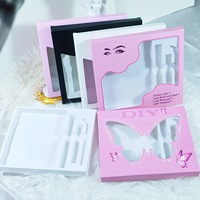 Kit d'extension de cils bricolage étui kit de cils bricolage paquet cluster extensions de cils emballage boîte d'emballage de cils emballage de cils