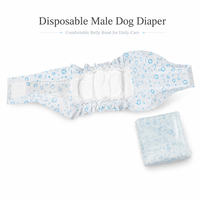 Bandes absorbantes jetables anti-fuites pour chiens mâles, vente en gros directe usine pour animaleries