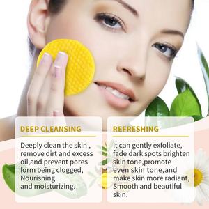 Al por mayor 40 toallitas de algodón limpiadoras para el cuidado facial con ácido kójico y cúrcuma que reducen la opacidad - Product Image 5