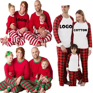 Atacado Inverno Personalizado Natal Pijama Define Mulheres Verde Combinando Natal Pijama Família Pijamas Set - Product Image 6