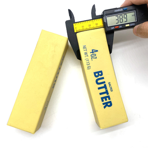 Giocattolo Morbido a Lenta Risalita in PU a Forma di Burro di <span class=keywords><strong>Medie</strong></span> Dimensioni, Giocattoli Mochi Quadrati a Forma di Blocco di Burro, Stampa Latte Giallo, Alimenti Simulati - Product Image 6
