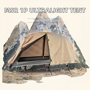 Tente de randonnée légère orange MSR <span class=keywords><strong>Hubba</strong></span> NX pour 1 personne CZX-305 imperméable ultralégère double couche pour le trekking - Product Image 3
