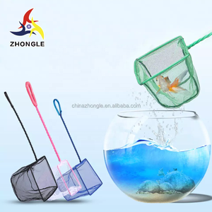 魚を捕まえる水族館のための卸売4インチ小型網 - Product Image 1