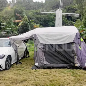 Winddicht Regenfest Superleicht Familie LUFT eng aufblasbar Wohnwagen Reisemobil Wohnstattmarkise Vordach Camping Zeltmarkise für Wohnwagen