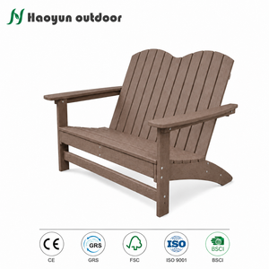 Wholesale HDPE Adirondack Bench <strong>2</strong> <strong>Seater</strong> Recycled Poly Lumber Outdoor <strong>Garden</strong> Patio Loveseat Weather Resistant <strong>Furniture</strong> - Product Image 1