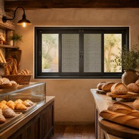 Ventana Corredera de Aluminio de Fábrica HUACAI, Acabado Anodizado, Resistente a la Corrosión, para Zonas Costeras