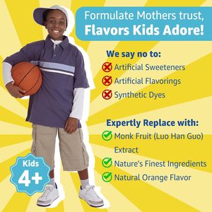 OEM Kids Multivitamin Gummies Kids Daily Vitamins Gummies con hierro Probióticos Algas Omega 3 EPA DHA Metil B12 Zinc Biotina - Product Image 3