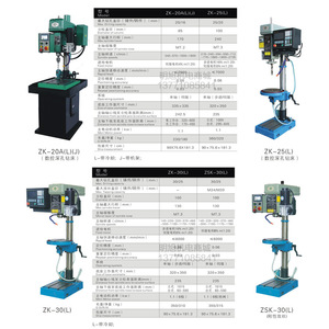 Máquina perforadora CNC ZK-12 ZK-16 ZK-20 con correa de enfriamiento y servomotor para perforación de metal. - Product Image 1