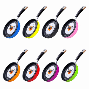 Orologio da Parete Unico a Forma di Padella, Orologi da Cucina Decorativi per la Casa, Orologio da Parete 3D in Resina a Forma di Uovo Fritto, Movimento Orologio - Product Image 6