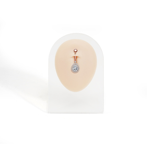 Silicone Body Part Jewelry Props Silicon Mold Flexible Plump Lips Navel Earring Ear <strong>Jewellery</strong> Piercings Nose Display for Stand - Product Image 6