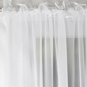 Cortina semitransparente suave minimalista de estilo europeo, 1 pieza, 400*250cm, utilizada para la decoración del dormitorio y la sala de estar - Product Image 2