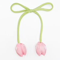 Nouvelle Arrivée Broches en forme de bourgeons de tulipes Accessoire de lanière Couleur et logo personnalisables Installation facile Design tendance pour coques de téléphone portable