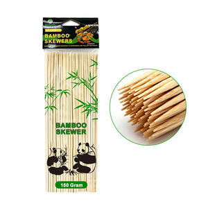 Brochettes en bambou naturel personnalisables, jetables, résistantes à la chaleur, polies pour barbecue, foyer, camping, shish <span class=keywords><strong>kebab</strong></span>, hot-dog, grill <span class=keywords><strong>ouvert</strong></span> - Product Image 6