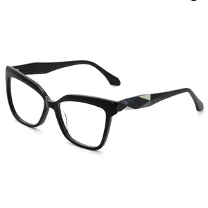 G6065P新モデルオシャレなレディースレトロな眼鏡用光学フレーム