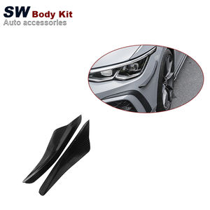 Garniture de Canard de pare-chocs avant en Fiber de carbone ABC pour 2021-2022 Volkswagen <span class=keywords><strong>Golf</strong></span> <span class=keywords><strong>8</strong></span> nouveau séparateur d'aileron de lèvre Canard - Product Image 1