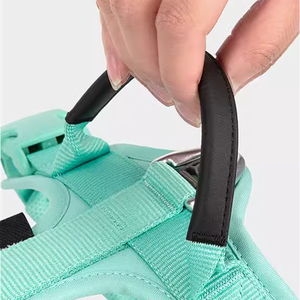 ファッショナブルで耐久性のあるデザインのノープルメッシュパッド入りドッグハーネス、ポリエステルストラップとペット用の調節可能なプラスチックバックル付き - Product Image 5