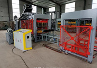 Máquina de fabricación de bloques de hormigón de cemento simple y fácil de operar, procesamiento en línea de producción de ladrillos de pavimentación