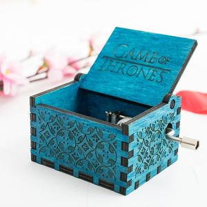 Caja de Música de Jurassic Park, Tú Eres Mi Sol, Música de Manivela de Madera, Regalo de Navidad, Regalo de Cumpleaños, Regalo de <span class=keywords><strong>A</strong></span>ño Nuevo, Dropshipping - Product Image 5