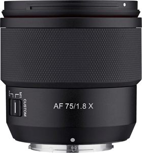 Lente Teleobjetivo Compacto Samyang AF 75mm F1.8 con Enfoque Automático para Fujifilm X APS-C, Resistente a la Intemperie, Silencioso, STM, Aleación de Aluminio - Product Image 2
