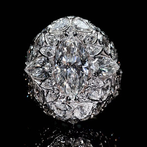 Sparkling VVS Lab Grown Diamond Statement Ring Mens Event Party Jewelry - Product Image 4