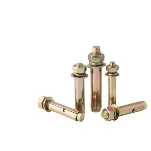 Expansion Bolts M6 M8 M10 M12 M16 Zinc Plated Carbon Steel Grade A With Nuts For Concrete Anchoring - Product Image 2