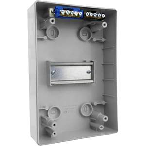 Boîtier de distribution Marlanvil 4 modules IP65 pour montage mural extérieur gris - Product Image 3