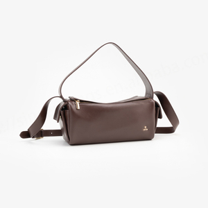 Sac à main de luxe pour femme, à une épaule, en PU avec fermeture éclair, doublure en polyester, style tendance - Product Image 3