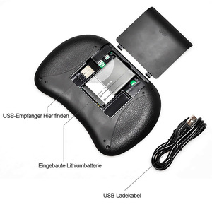 Superventas batería Air <span class=keywords><strong>Mouse</strong></span> 2,4G inalámbrico I8 MINI Touchpad teclado Control remoto para Android Smart TV Box proyector - Product Image 4