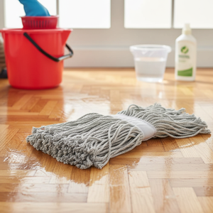 Gizmop 300gr Wet <b>Mop</b> <b>Microfibre</b> Fabric Parquet Real Wood Floors Self-Wringer Antibacterial Durable Sustainable Reusable - Product Image 3