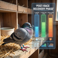 Complément alimentaire professionnel 5-en-1 pour la santé des pigeons - Mélange multivitaminé et électrolytique avec enzymes digestives - Vente en gros et étiquetage privé