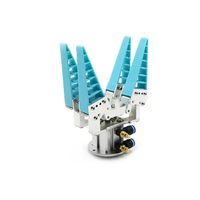 Pince flexible : Main robotique bionique à doigts flexibles, pneumatique adaptative souple, électrique, pince flexible