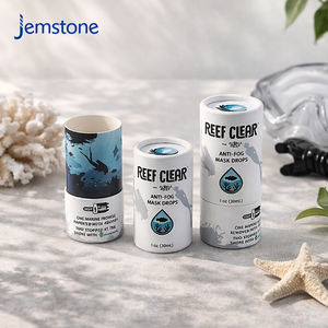 Envase cilíndrico reciclable para aceites esenciales, tubo de cartón kraft redondo, envase cilíndrico de papel para perfumes. - Product Image 1