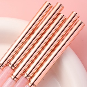 Pinceau à liner pour ongles avec manche en acrylique rose, poils fins en nylon de 6 mm à 18 mm, outil de dessin de lignes fines pour la manucure - Product Image 4