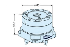 Portabrocas de cabeza de EDM neumático de acero de precisión de para fabricación de moldes en el HE-C06411 - Product Image 3
