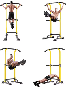 Torre de Ejercicios Portátil para el Hogar, Equipo de Gimnasio de Acero Duradero, Estación Multifuncional para Dips y Barra de Dominadas para el Hogar - Product Image 5