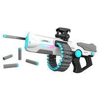 Pistolet à fléchettes électriques EPT, jouet pour enfants, 7,4 V rechargeable, automatique et manuel, alimentation par ceinture, 30 fléchettes, lumière LED, ensemble de tir pour enfants