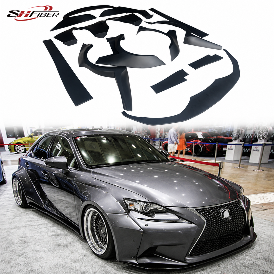 IS Fiberglass Wide Body Kit, for 13-20 Lexus IS200t, IS250, IS300 ...