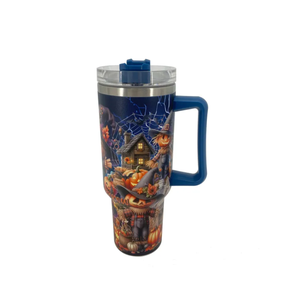 Poignée de gobelet isolée à double paroi en acier inoxydable de 40oz pour Halloween 20 pièces/caisse en liquidation - Product Image 5