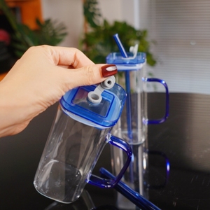 Tasse en verre borosilicaté écologique sans BPA tasse à boisson résistante à la chaleur - Product Image 6