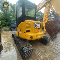 Excavadora Mini Usada Cat 303 de 3 Toneladas, en Buen Estado, Precio Económico, Importación Original, Inspeccionada por SGS, para Trabajos en Sitios Estrechos, Disponible en Stock