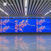 Pantalla LED Digital P5 P4, Panel de Visualización LED Comercial, Pantalla LED de Información en Tiempo Real
